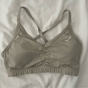 Gymshark beige sports bra